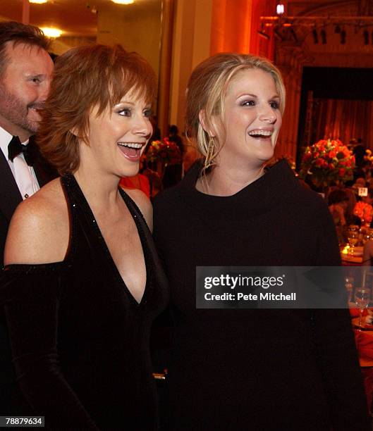 Reba McEntire and Trisha Yearwood at the Kennedy Center Honors.