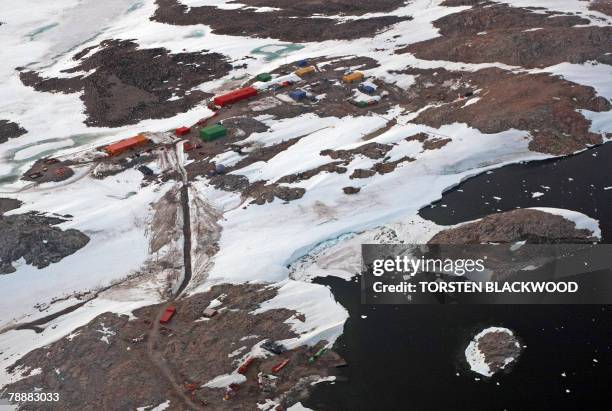 The Australian Antarctic research station of Casey overlooks Vincennes Bay, and lies 65 kms from the purpose-built Wilkins glacial blue ice runway...