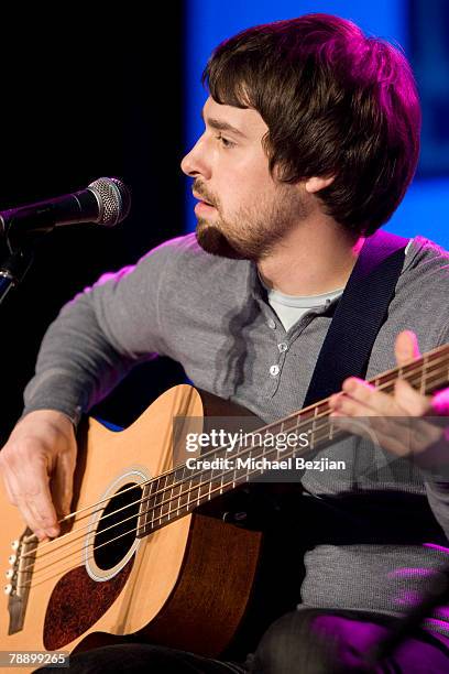 Recording artist Jon Walker of Panic! at the Disco performs at the Honda Civic Center on January 10, 2008 in Torrance, California.