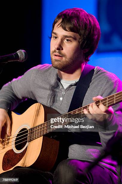 Recording artist Jon Walker of Panic! at the Disco performs at the Honda Civic Center on January 10, 2008 in Torrance, California.