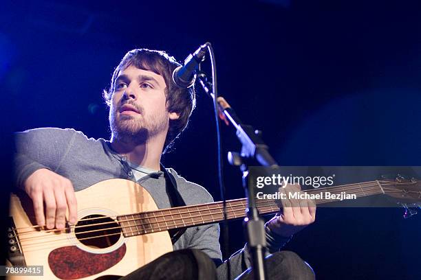 Recording artist Jon Walker of Panic! at the Disco performs at the Honda Civic Center on January 10, 2008 in Torrance, California.