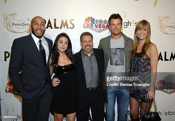 Actor James Lesure, actress Camille Gauty, creator and executive producer of "Las Vegas" Gary Scott Thompson, actor Josh Duhamel and actress Molly...