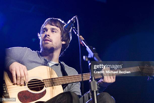 Recording artist Jon Walker of Panic! at the Disco performs at the Honda Civic Center on January 10, 2008 in Torrance, California.