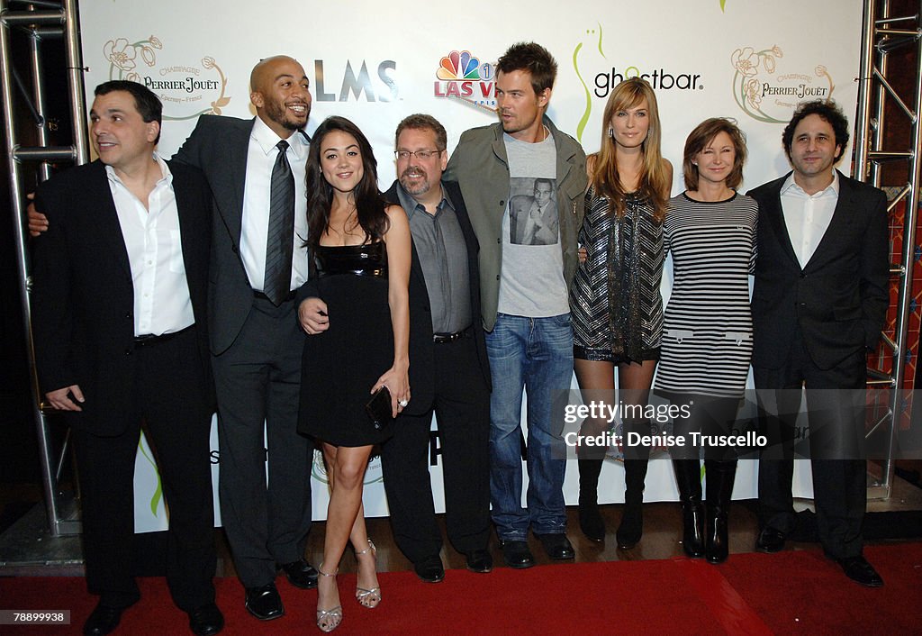 The cast of "Las Vegas" receives the Key to The City at The Palms Casino Resort