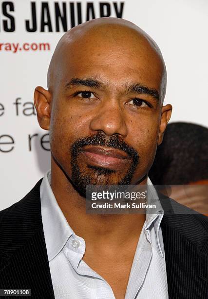 Actor Michael Beach arrives at the premiere of "First Sunday" held on January 10, 2008 in Hollywood, California.