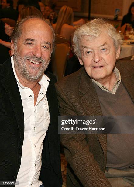 Producer Art Linson and actor Hal Holbrook attend the 8th Annual AFI Awards cocktail reception held at the Four Seasons Hotel on January 11, 2008 in...