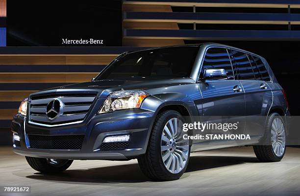 The Mercedes-Benz GLK is presented 13 January 2008 at the North American International Auto Show in Detroit. AFP PHOTO/Stan HONDA