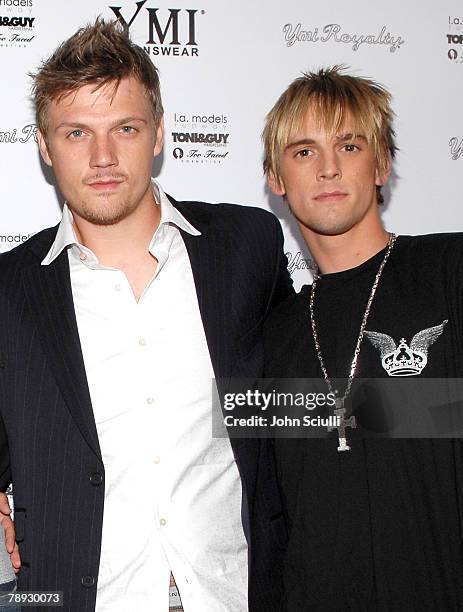 Nick Carter and Aaron Carter