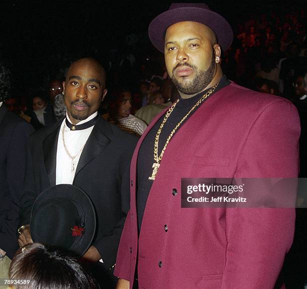 Tupac Shakur and Marion Suge Knight