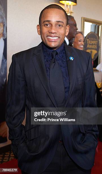 Actor Hill Harper arrives at the 16th annual Trumpet Awards January 13, 2008 at the Omni Hotel at CNN Center in Atlanta, Georgia.
