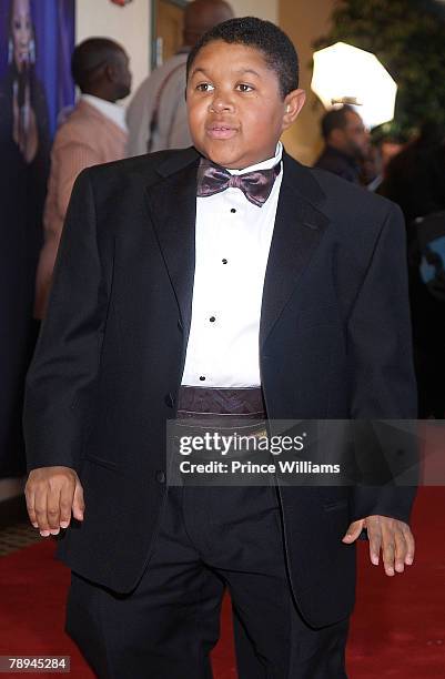 Actor Emmanuel Lewis arrives at the 16th annual Trumpet Awards January 13, 2008 at the Omni Hotel at CNN Center in Atlanta, Georgia.