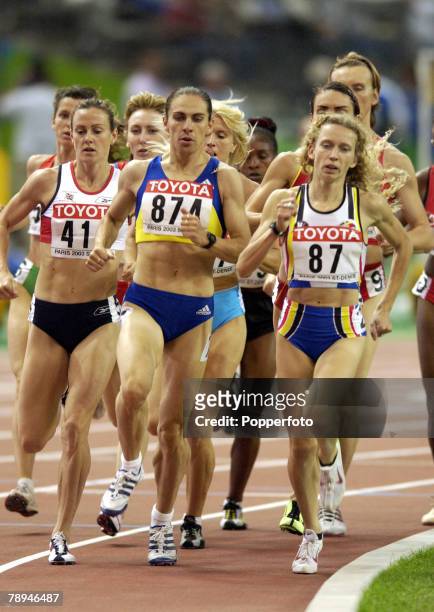 9th World Championships in Athletics, Paris, France, 27th August 2003, Womens 1500m Heats, Maria Cioncan of Romania