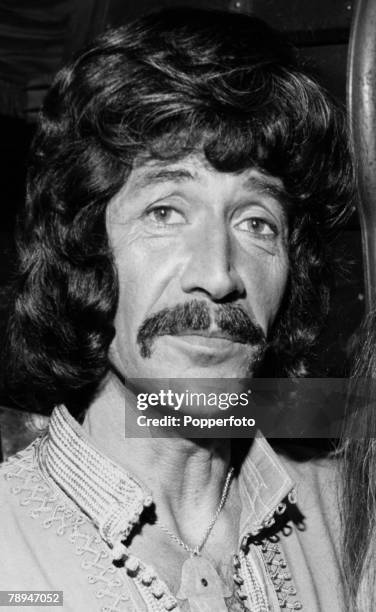 London Circa 1960/70's, British actor Peter Wyngarde