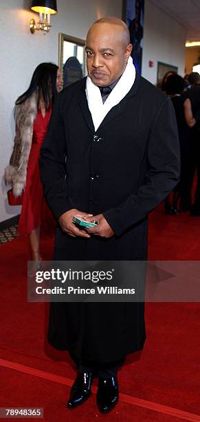 Singer Peabo Bryson arrives at the 16th annual Trumpet Awards January 13, 2008 at the Omni Hotel at CNN Center in Atlanta, Georgia.