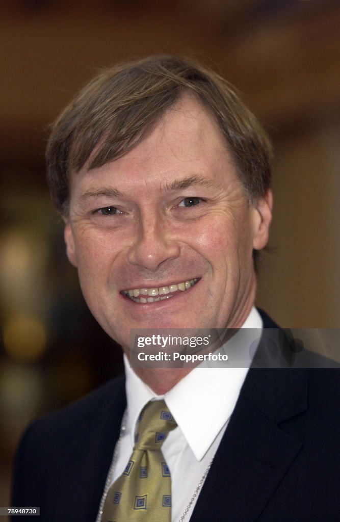 Politics. Blackpool, England. 8th October 2003. Conservative Party Conference. David Amess, MP.