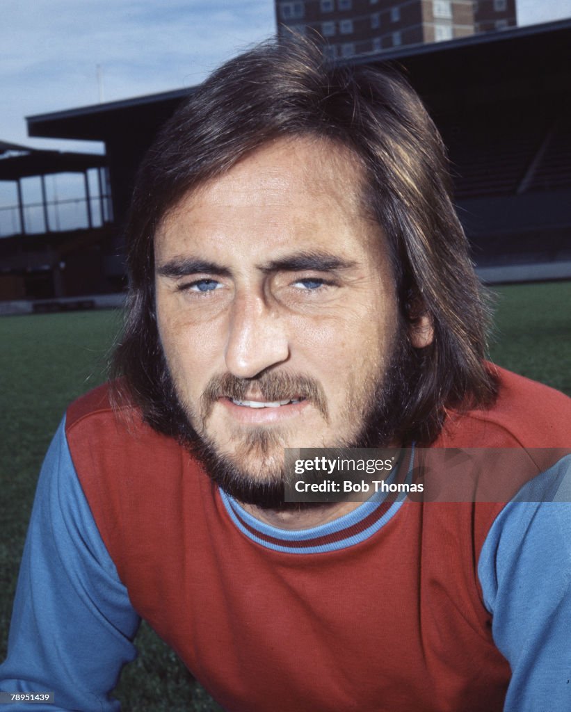 Sport. Football. 25th August 1972. Portrait of Frank Lampard of West Ham.