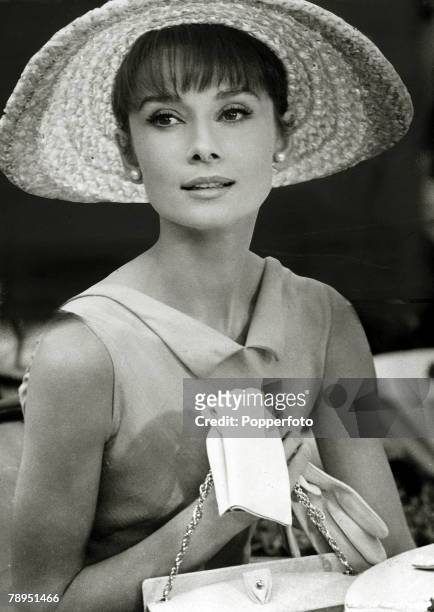 Stage and Screen, Personalities, pic: 1964, Actress Audrey Hepburn in the film "Paris When It Sizzles", Audrey Hepburn, born in Brussels, a truly...