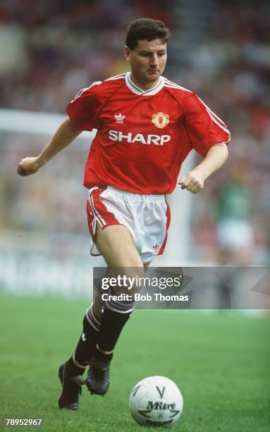18th August 1990, Denis Irwin, Manchester United defender, who won 56 Republic of Ireland international caps 1991-2000