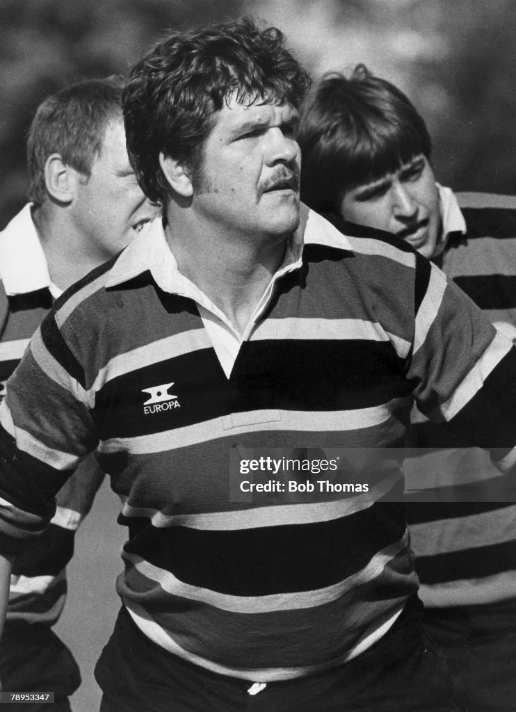 1977, Geoff Wright, Northampton Rugby Union News Photo - Getty Images