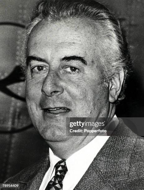 Politics, Personalities, pic: 1970's, Gough Whitlam who became Australian Prime Minister, and served his office 1972-1975