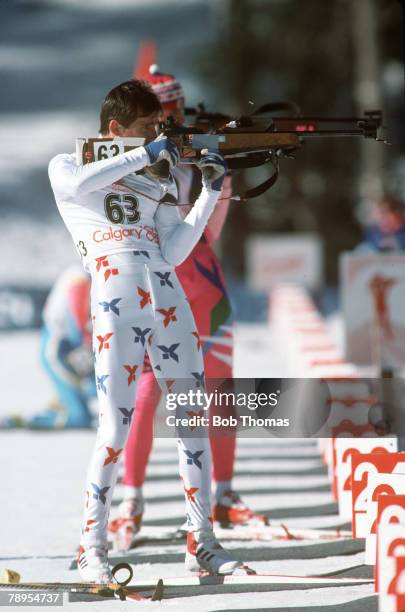 100 Calgary 1988 Biathlon Men Stock Photos, HighRes Pictures, and