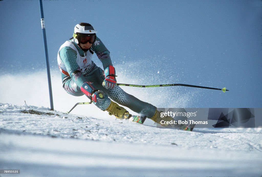 Sport, 1992 Winter Olympic Games, Albertville, France, Skiing, Womens