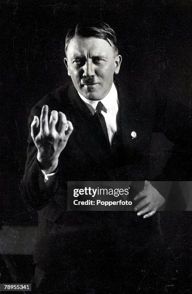 Absolute Hitler A portrait of German leader and Nazi dictator Adolf Hitler 1889 ...