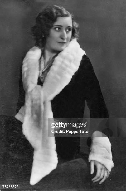 Full length portrait of Countess Edda Ciano, daughter of Italian fascist dictator Benito Mussolini