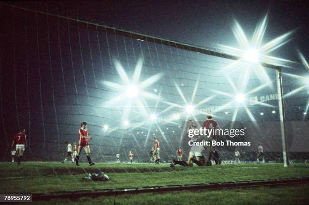 Football, 1982 World Cup Qualifier, Oslo, Norway, 9th September 1981, Norway 2 v England 1, The "candlelit" Ullevaal Stadium in Oslo, the scene of...
