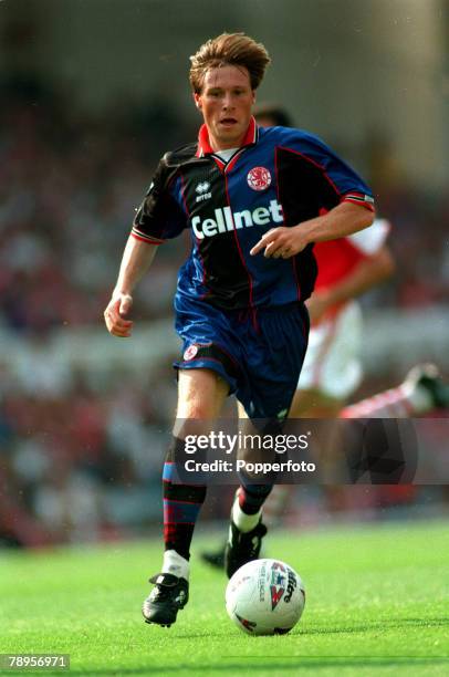 20th August 1995, F.A. Carling Premiership, Arsenal 1 v Middlesbrough 1, Nick Barmby, Middlesbrough