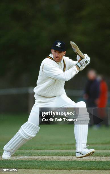 Circa 1992, Dean Jones playing county cricket for Durham, Dean Jones, a sound right hand batsman, played for Australia in 52 Test matches between...