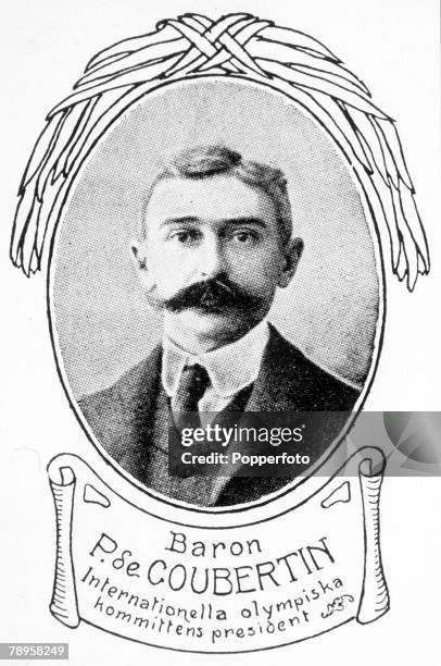 Olympic Games, Stockholm, Sweden, Discus, Baron Pierre De Coubertin, President of the International Olympic Committee