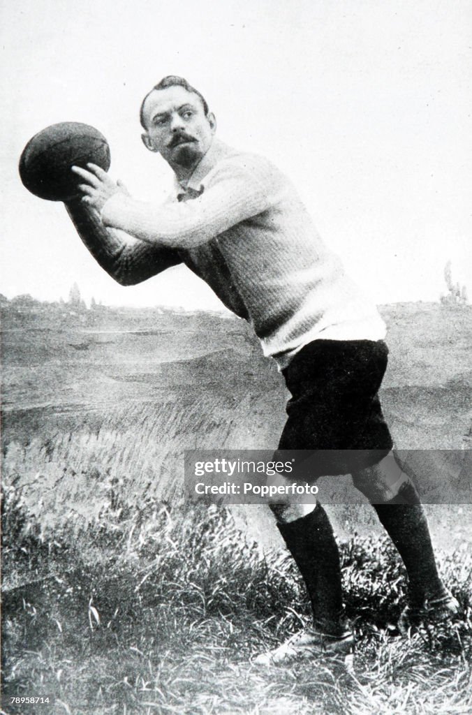 1900 Olympic Games. Paris, France. Rugby Union.Frantz Reichel, Racing de France.