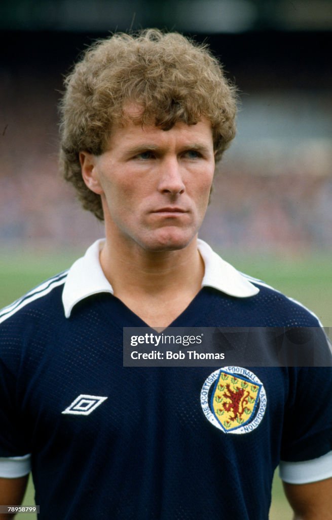 Sport. Football. pic: circa 1981. Davie Provan, Scotland defender, who won 10 Scotland international caps between 1980-1982, and played his club football for Celtic.