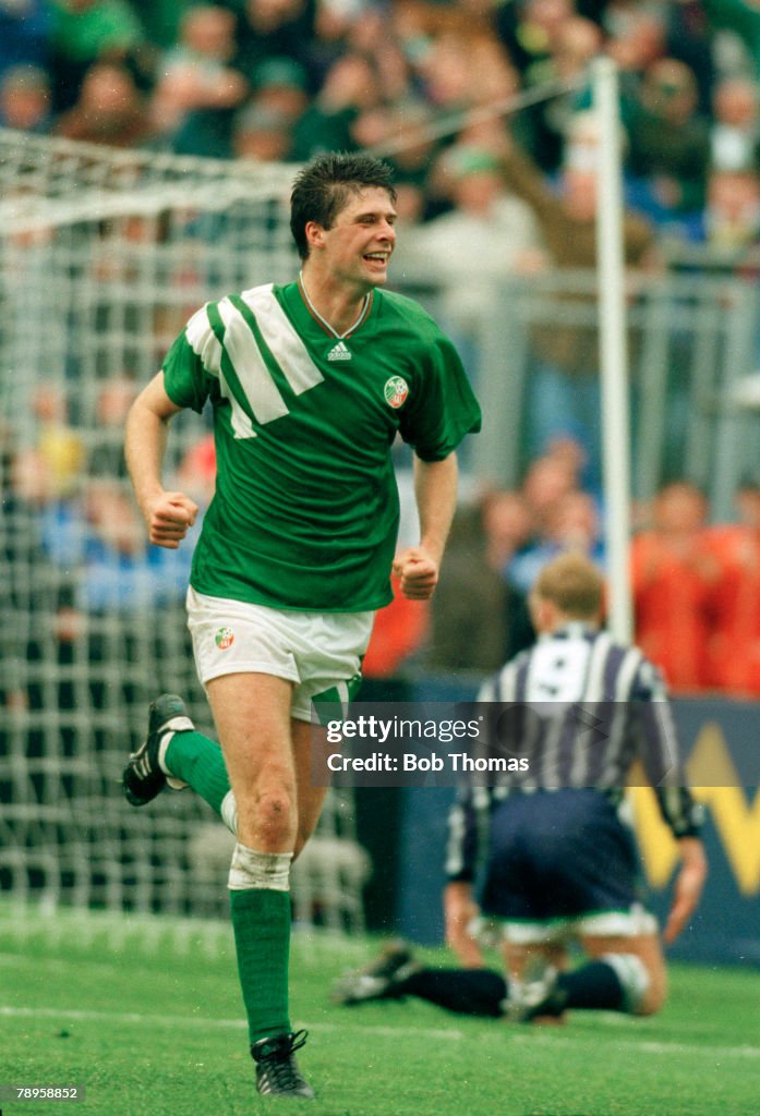 31st March 1993, World Cup Qualifier in Dublin, Republic of Ireland 3