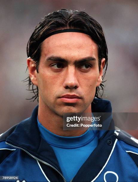 Football, European Championships , King Baudouin Stadium, Brussels, Belgium, Italy 2 v Belgium 0, 14th June A portrait of Italy+s Alessandro Nesta