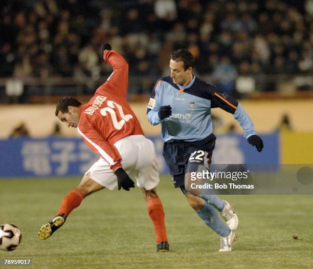Sport, Football, FIFA Club World Championship Toyota Cup Japan, Tokyo, 16th December 2005, Al Ahly 1 v Sydney FC 2, Al Ahly's Mohamed Aboutrika with...