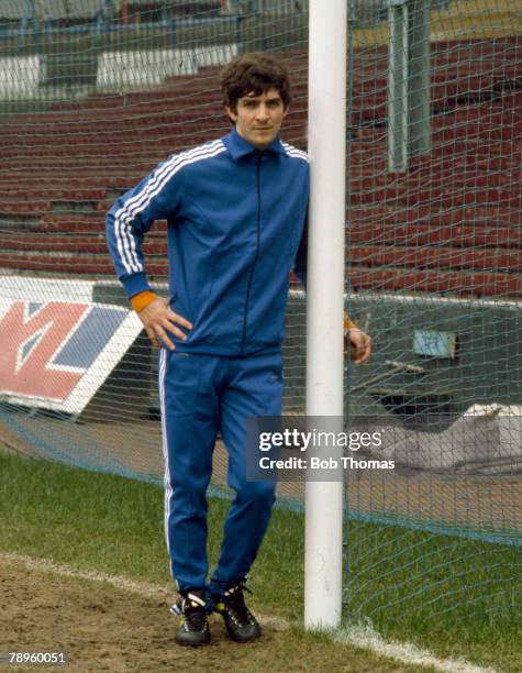 Circa 1978, Paolo Rossi, Italy Under-21 striker, who was a World Cup winner with Italy in 1982 and won 48 international caps for his country