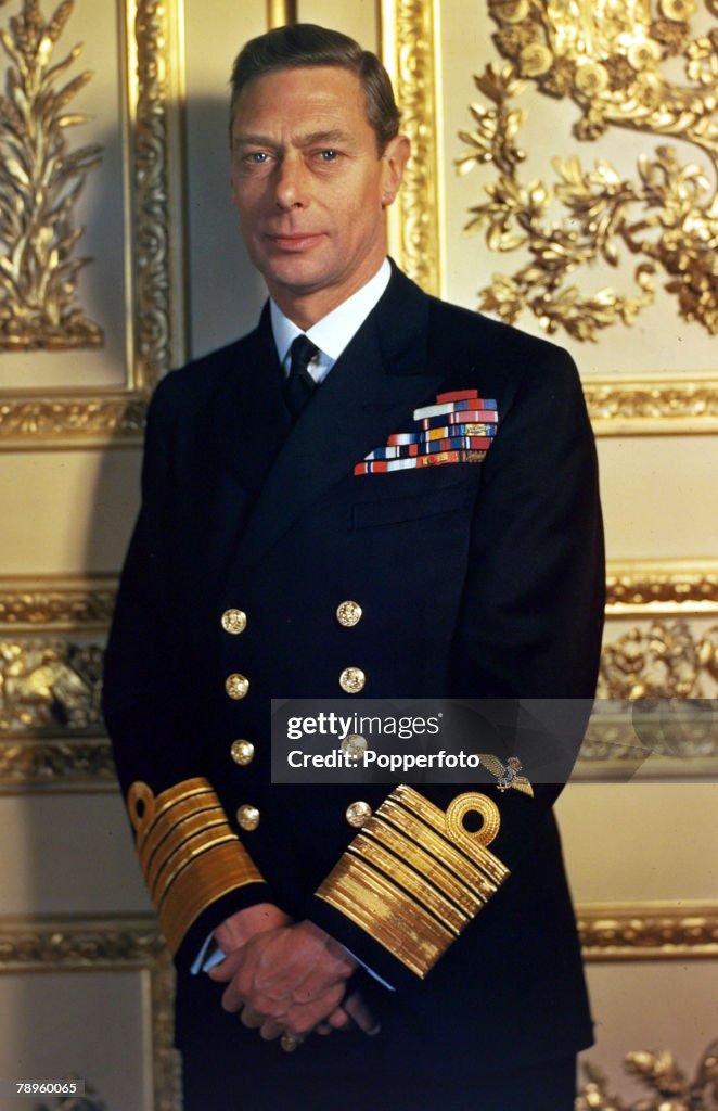 British Royalty. pic: circa 1950. King George VI, (1895-1952) of Great Britain who reigned from 1936-1952.