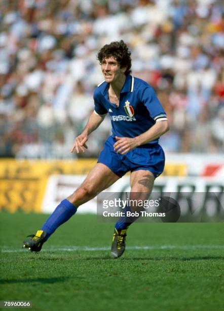 2nd May 1982, Italian League Serie A, Paolo Rossi, Juventus striker, Paolo Rossi, was a World Cup winner with Italy in 1982 and won 48 international...