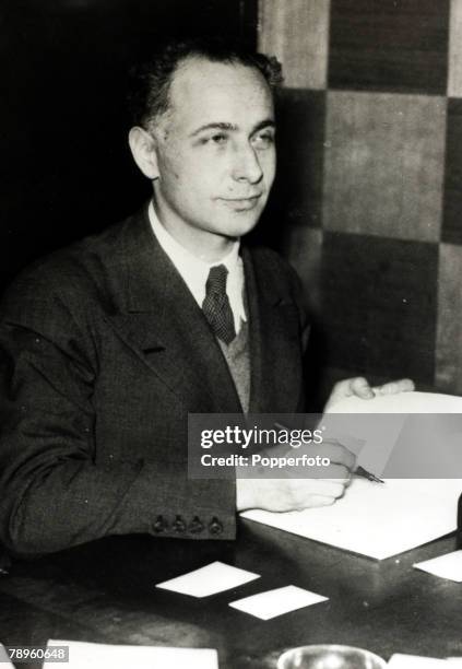 Literature Personalities, pic: circa 1950's, French writer Louis Aragon, who was a respected poet, novelist and essayist