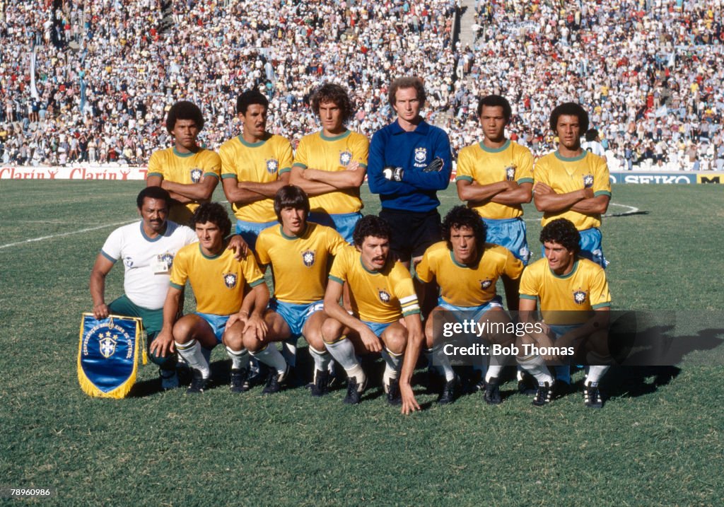 4th January 1981, Copa de Ora in Montevideo, Brazil 1 v Argentina 1