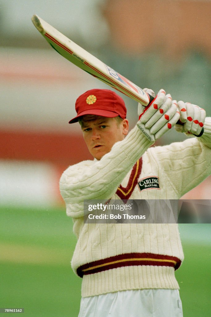 Sport. Cricket. pic: circa 1992. Andy Roberts, Northamptonshire.