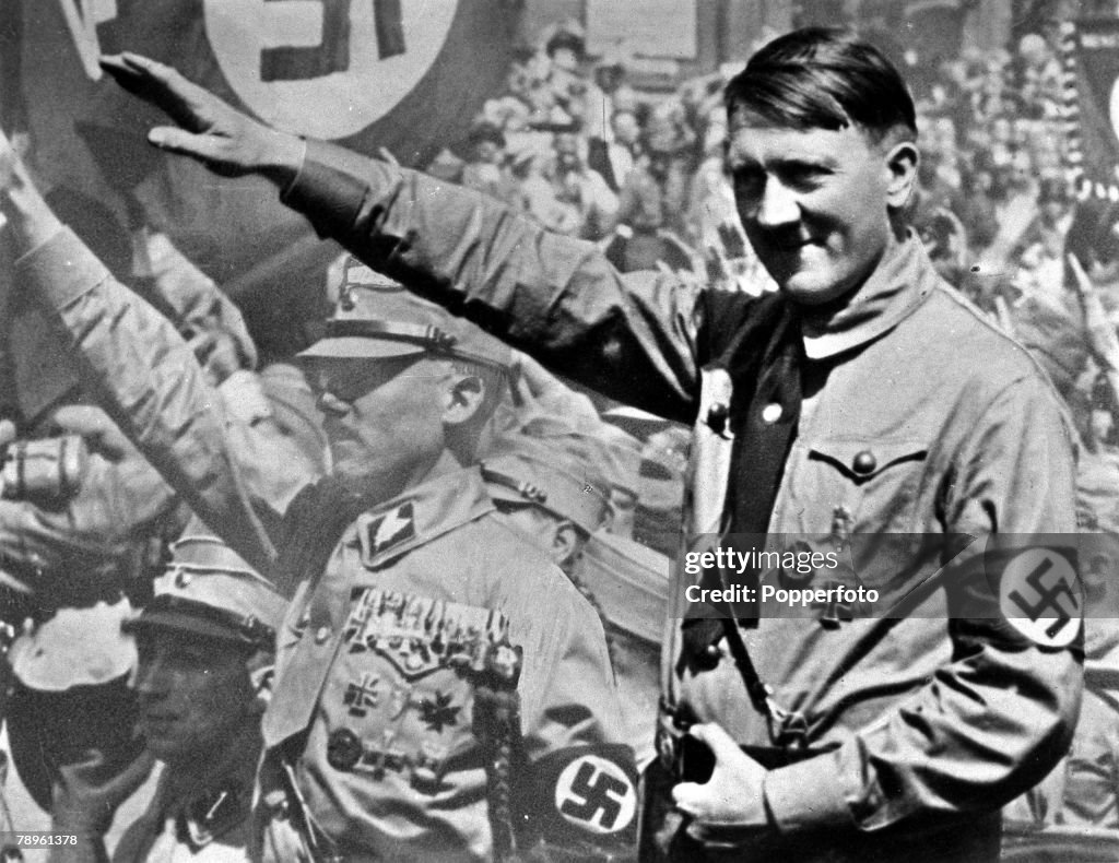 Absolute Hitler A picture of Adolf Hitler , the German fascist dictator, pictured ...