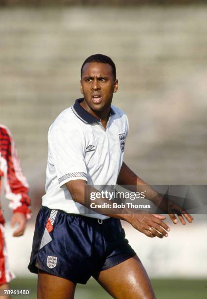 Circa 1990, David Rocastle, England midfielder, David Rocastle won 14 England international caps between 1989-1992, He died of cancer in 2001 aged 33