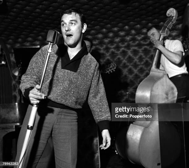 England Beat singer Al Saxon is pictured performing at the "Jack of Clubs"