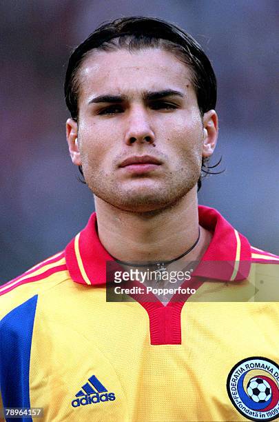 Football, European Championships Quarter Final, , Brussels, Belgium, 24th June Italy 2 v Romania 0, Portrait of Romania's Adrian Mutu