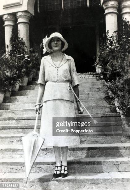 Edwina Ashley, pictured in India, the year before she married Louis Mountbatten,