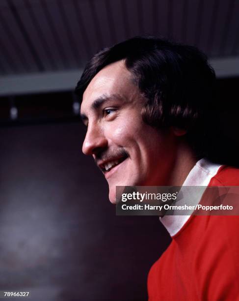 Liverpool footballer Terry McDermott, circa 1975.