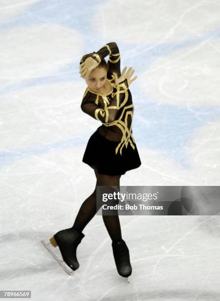 Sport, Winter Olympic Games, Torino, Italy, 10th - 26th February 2006, 23rd February, Figure Skating, Ladies Free, Elene Gedevanishvili of Georgia